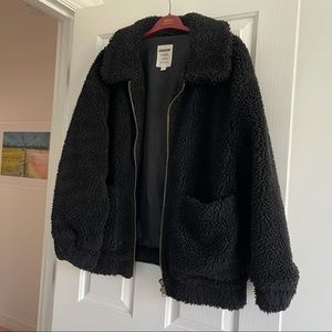 faux fur teddy coat
